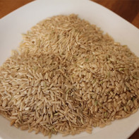 Photo du riz brun
