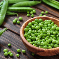 What are green peas useful for