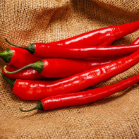 Foto af stærk rød peber