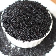 Fotografie černé rýže