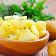Photo de pommes de terre bouillies
