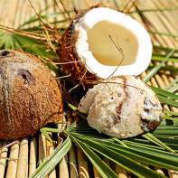 Foto af kokosnødder