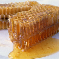 Photo du miel en nid d'abeille 5