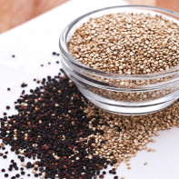 Fotó a quinoa grízről