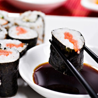 Foto af ruller og sushi 4