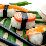Foto-Rollen und Sushi 5