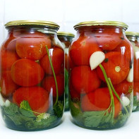 Foto von eingelegten Tomaten