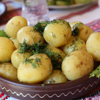 Kogte kartofler foto 2