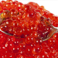 Photo of red caviar