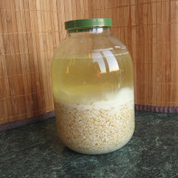 Photo of oat kvass