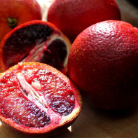 Bild von roten Orangen