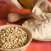 Photo de la farine de soja
