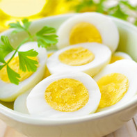 תמונה של ביצים מבושלות