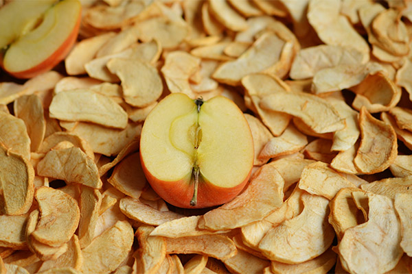 Les bienfaits des pommes séchées