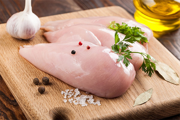 Chicken breast in medicine