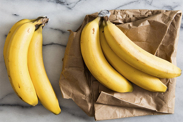 Regeln für die Lagerung von Bananen