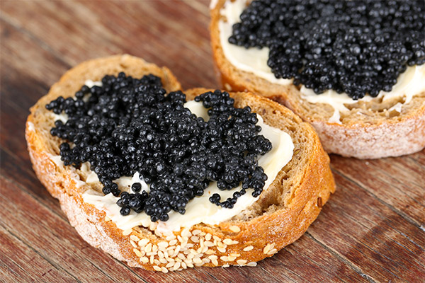 Kaviar-sandwiches