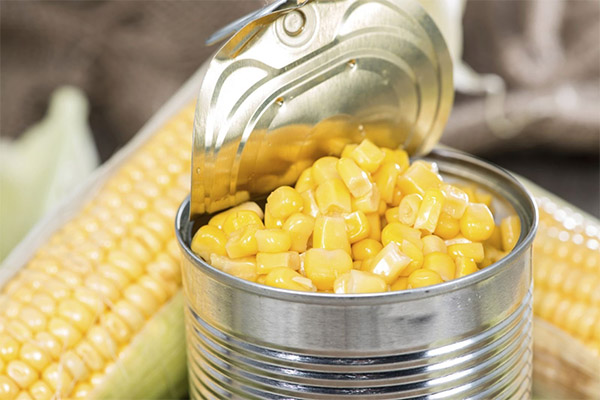 How to choose and store canned corn