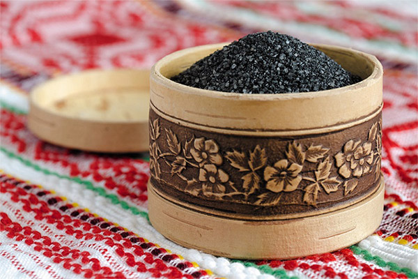 Die Vorteile des schwarzen Salzes aus Kostroma