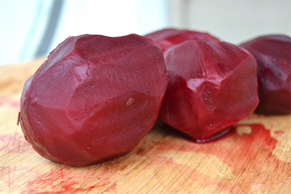 Boiled beets in medicine