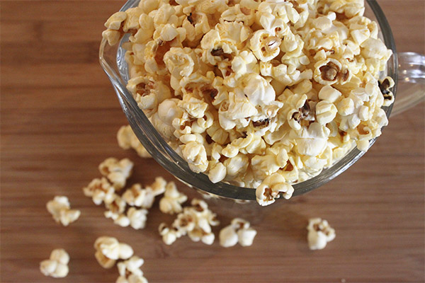Výhody a škody popcornu