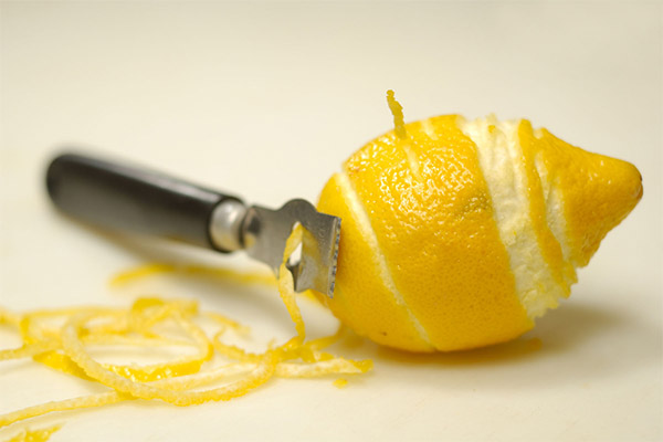 Verwendung von Zitronenschalen zu Hause