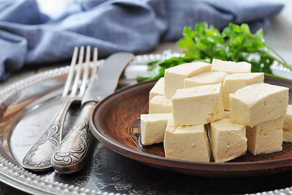 Qu'est-ce qu'il y a sur le tofu ?