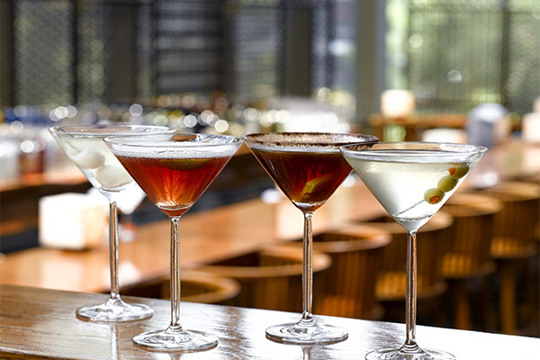Koktejly Martini