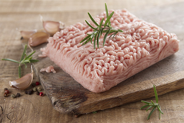 Influence of type of minced meat on defrosting