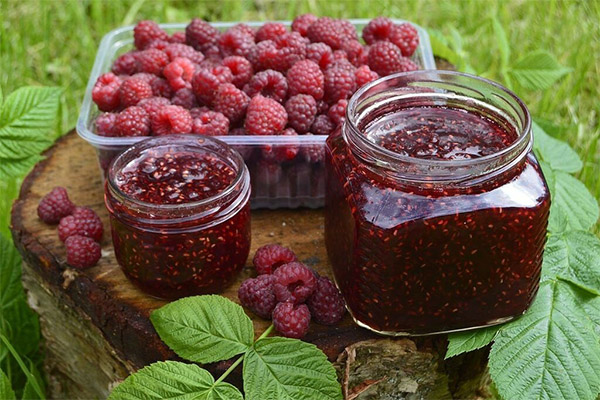 Raspberry jam in medicine