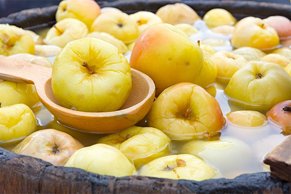 Fordele og ulemper ved tørrede æbler