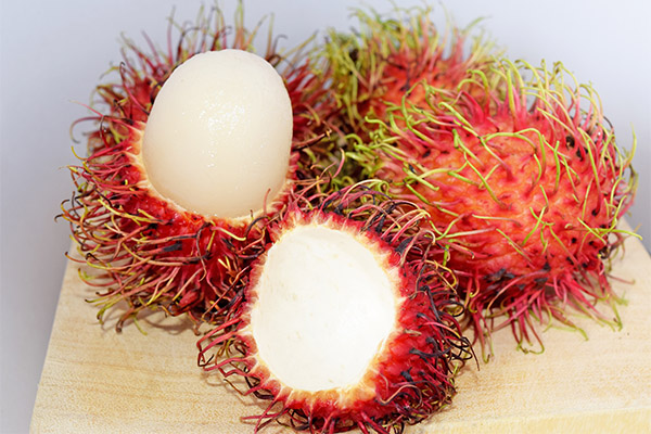 Rambutan-Frucht in der Küche