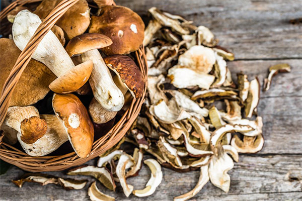 How to tell if the mushrooms are dried
