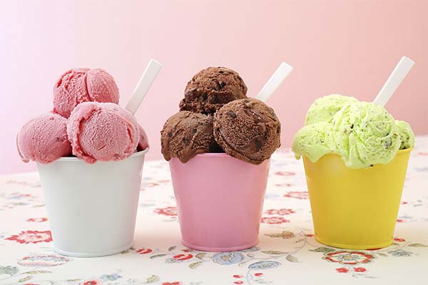 What are the dangers of ice cream during lactation?