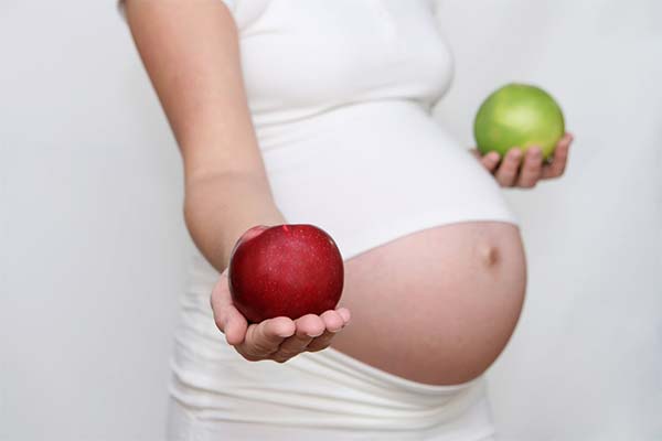 Les pommes pendant la grossesse
