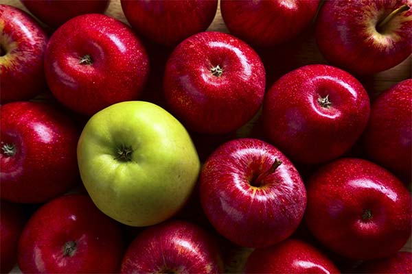 The color and properties of apples
