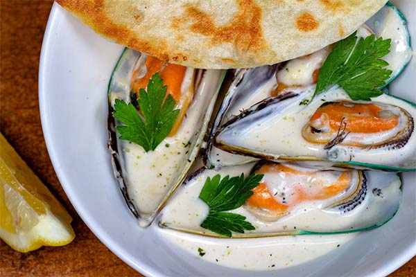 Mussels and gorgonzola