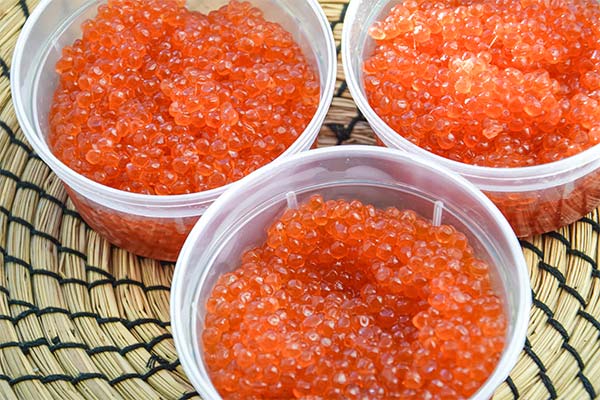 Caviar de saumon rose et kéta