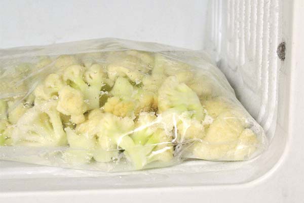 How and how much to store cauliflower