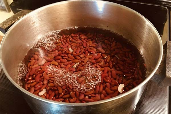 Jak vařit červené fazole v hrnci
