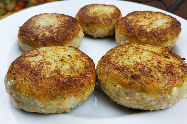 Cutlets of whiting