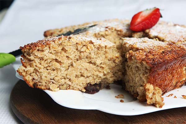 Oatmeal & cottage cheese casserole