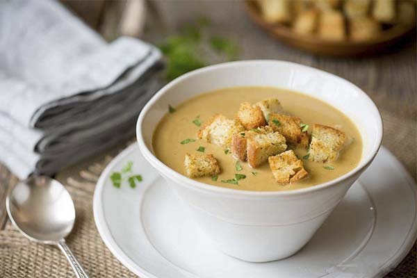 Kartoffelpüree-Suppe