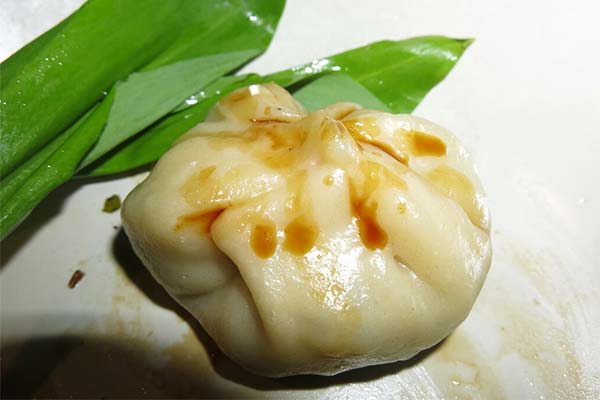 Kinesiske dumplings med ramsløg